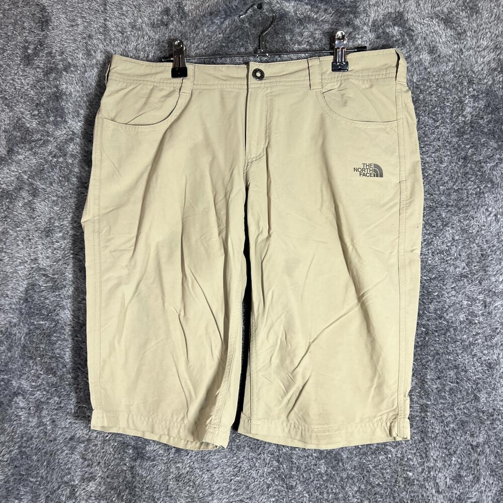 The North Face Shorts Womens US 8 Beige Bermuda Twill Hiking 9 Inseam